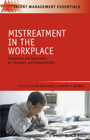 Mistreatment in the Workplace: Prevention and Resolution for Managers and Organizations (1405177144) cover image