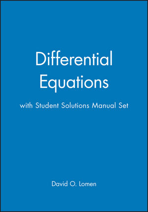 Differential Equations with Student Solutions Manual Set (0471756245) cover image