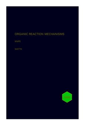 Organic Reaction Mechanisms 1996: An annual survey covering the literature dated December 1995 to November 1996 (0471973645) cover image