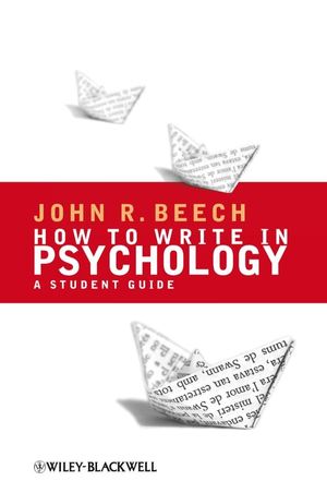 How To Write in Psychology: A Student Guide (1405156945) cover image