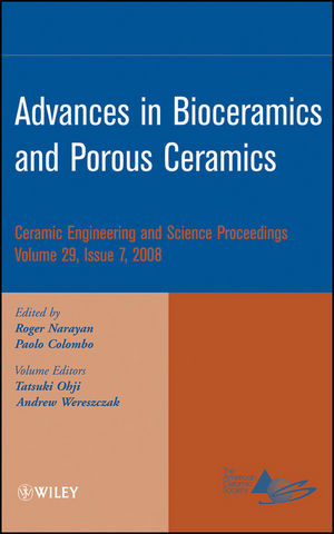Advances in Bioceramics and Porous Ceramics, Volume 29, Issue 7 (0470344946) cover image