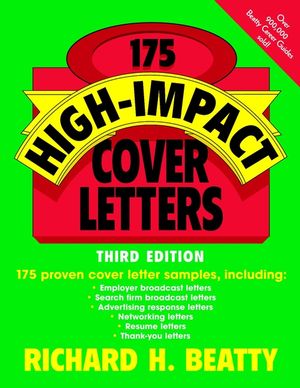 175 High-Impact Cover Letters, 3rd Edition (0471210846) cover image