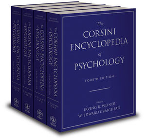The Corsini Encyclopedia of Psychology, 4 Volume Set, 4th Edition (0470170247) cover image