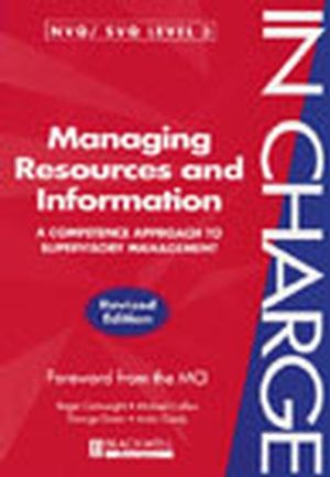 Managing Resources and Information: A Competence Approach to Supervisory Management (0631209247) cover image