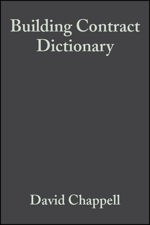 Building Contract Dictionary, 3rd Edition (0632039647) cover image