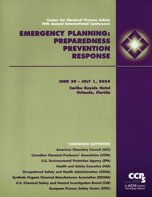 Emergency Planning: Preparedness, Prevention and Response (0816909547) cover image