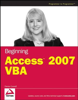 Beginning Access 2007 VBA (0470046848) cover image