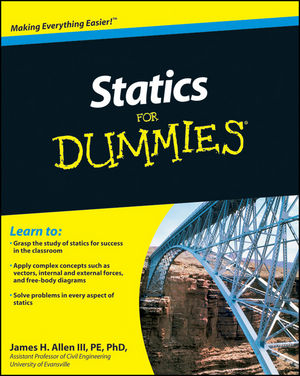 Statics For Dummies (0470598948) cover image