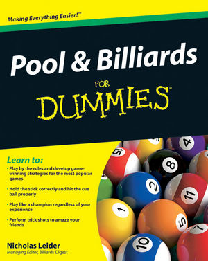 Pool and Billiards For Dummies (0470633948) cover image