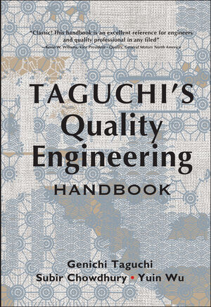 Taguchi's Quality Engineering Handbook (0471413348) cover image