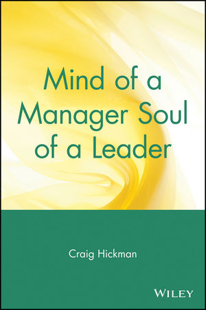Mind of a Manager Soul of a Leader (0471569348) cover image