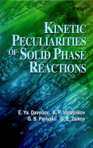 Kinetic Peculiarities of Solid Phase Reactions (0471983748) cover image