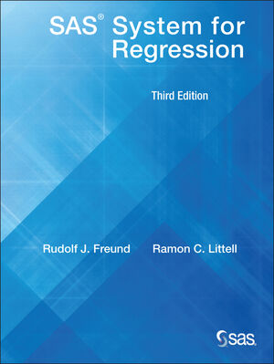 SAS System for Regression, 3rd Edition (0471416649) cover image