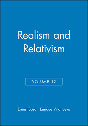 Realism and Relativism, Volume 12 (0631233849) cover image