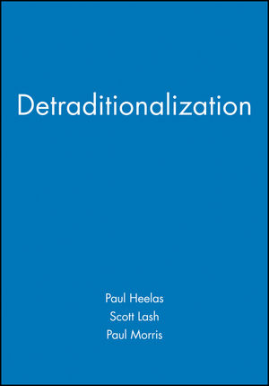 Detraditionalization (155786554X) cover image