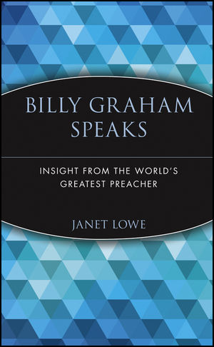 Billy Graham Speaks: Insight from the World's Greatest Preacher (0471345350) cover image