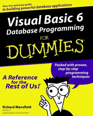 Visual Basic 6 Database Programming For Dummies (0764506250) cover image