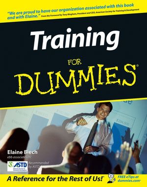 Training For Dummies (0764559850) cover image