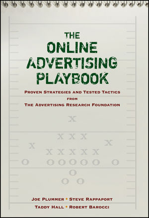 The Online Advertising Playbook: Proven Strategies and Tested Tactics from the Advertising Research Foundation (0470051051) cover image