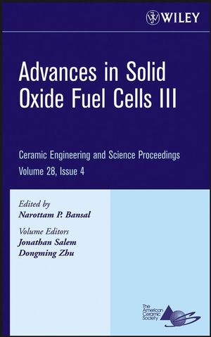 Advances in Solid Oxide Fuel Cells III, Volume 28, Issue 4 (0470196351) cover image