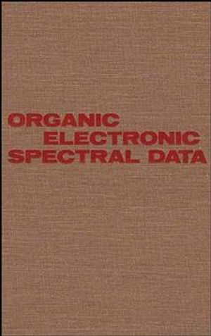 Organic Electronic Spectral Data, Volume 25, 1983 (0471515051) cover image