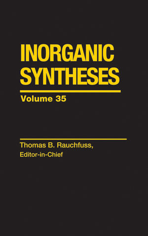 Inorganic Syntheses, Volume 35 (0471682551) cover image