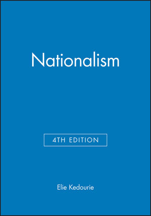 Nationalism, 4th Edition (0631188851) cover image