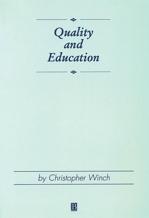 Quality and Education (0631200851) cover image