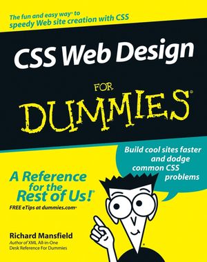CSS Web Design For Dummies (0764584251) cover image