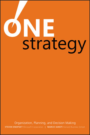 One Strategy: Organization, Planning, and Decision Making (0470560452) cover image