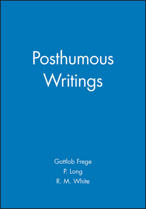 Posthumous Writings (0631128352) cover image