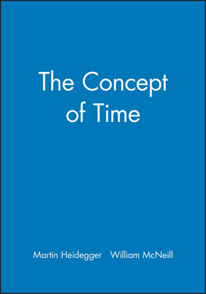The Concept of Time (0631184252) cover image