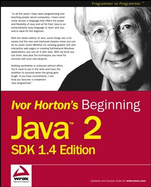 Beginning Java 2, SDK 1.4 Edition (0764543652) cover image