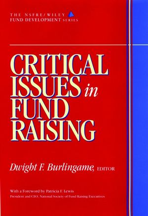 Critical Issues in Fund Raising (0471174653) cover image