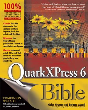 QuarkXPress 6 Bible (0764541153) cover image
