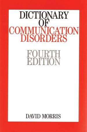 Dictionary of Communication Disorders, 4th Edition (1861562853) cover image