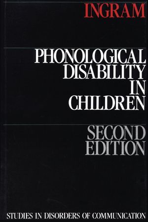 Phonological Disability in Children, 2nd Edition (1871381053) cover image