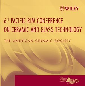 Proceedings of the 6th Pacific Rim Conference on Ceramic and Glass Technology (0470089954) cover image