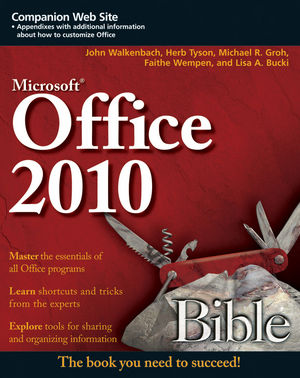 Office 2010 Bible (0470591854) cover image