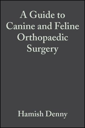 A Guide to Canine and Feline Orthopaedic Surgery, 4th Edition (0470698454) cover image