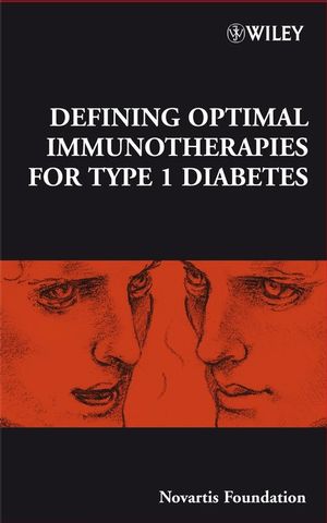 Defining Optimal Immunotherapies for Type 1 Diabetes (0470723254) cover image