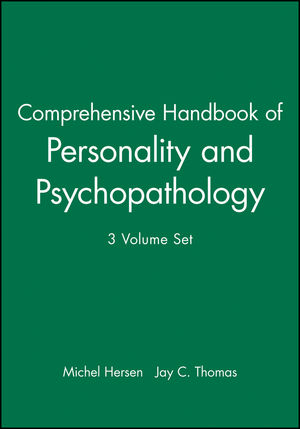 Comprehensive Handbook of Personality and Psychopathology , Volumes 1- 3, Set (0471479454) cover image