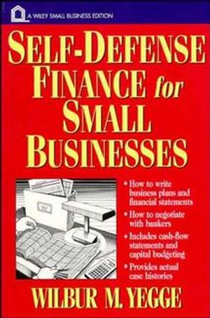 Self-Defense Finance: For Small Businesses (0471122955) cover image