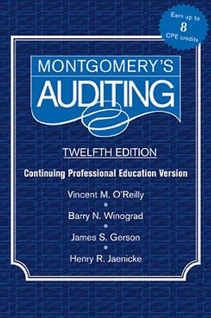 Montgomery Auditing Continuing Professional Education, 12th Edition (0471346055) cover image