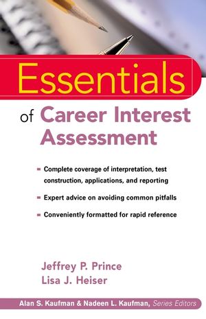 Essentials of Career Interest Assessment (0471353655) cover image