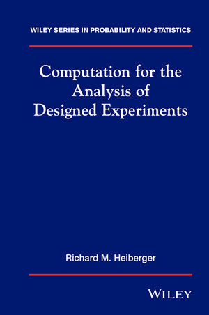 Computation for the Analysis of Designed Experiments (0471827355) cover image