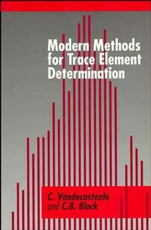 Modern Methods for Trace Element Determination (0471974455) cover image