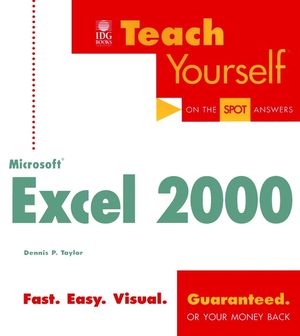 Teach Yourself Microsoft Excel 2000 (0764532855) cover image