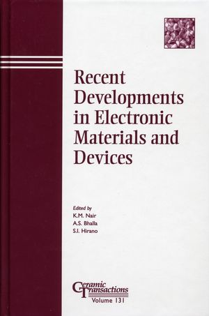 Recent Developments in Electronic Materials and Devices (1574981455) cover image