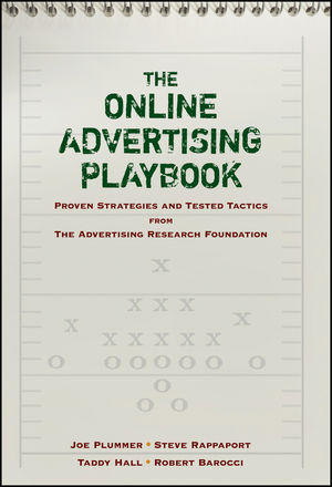 The Online Advertising Playbook: Proven Strategies and Tested Tactics from the Advertising Research Foundation (0470140356) cover image